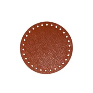 Bag bottom round brown D13 cm - Go Handmade