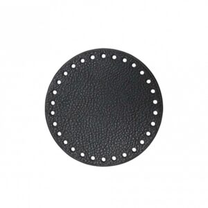 Bag bottom round black D13 cm - Go Handmade