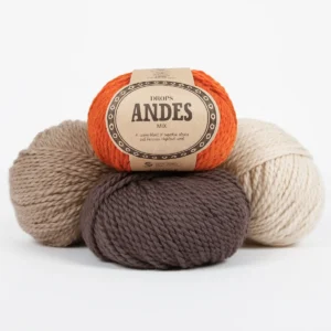Drops andes garn i tyk kvalitet og 100 grams nøgler