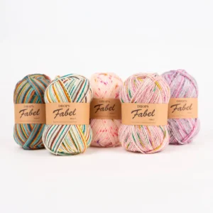 Drops Fabel yarn sock yarn in multi colours