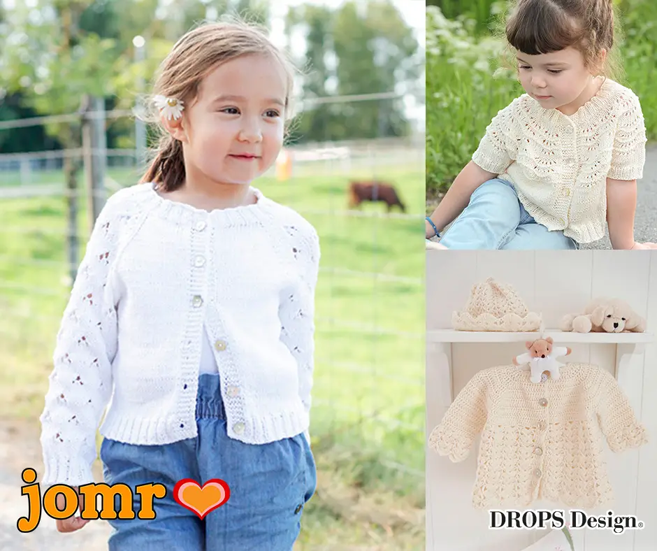 Zomerse vestjes voor kinderen, gebreid of gehaakt, met eenvoudige patronen en mooie details.